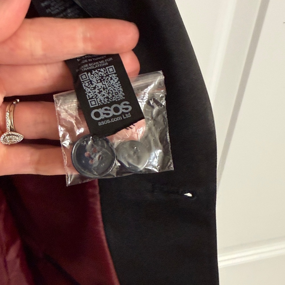 ASOS Black Floral Blazer - Picture 4 of 7